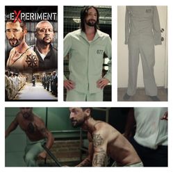 MOVIE WARDROBE - The Experiment (Adrien Brody) Screen Worn COMPLETE Prison Outfit