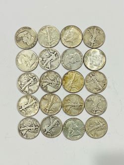 20 Silver 90% US Half Dollars