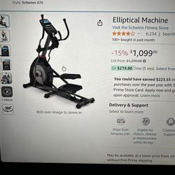 Schwinn 470 elliptical Machine