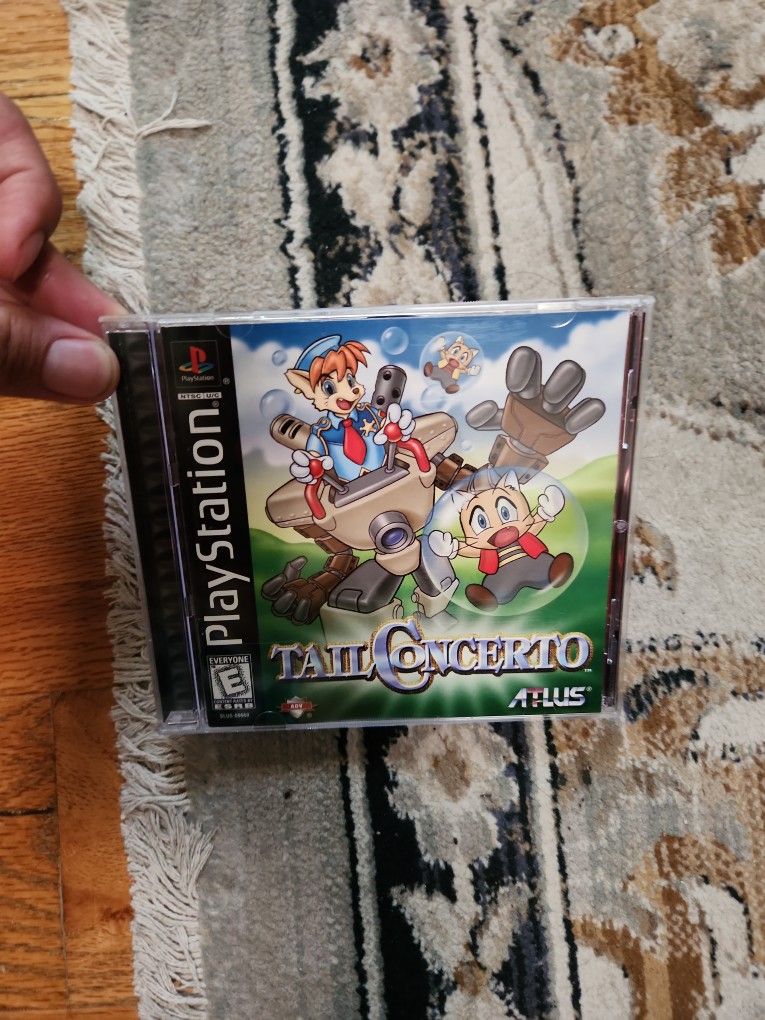 Tail Concerto Ps1 Cib With Registration Card 