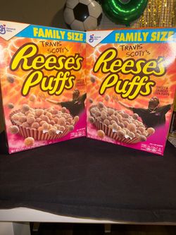 Travis Scott Reese’s puffs cereal factory sealed!!