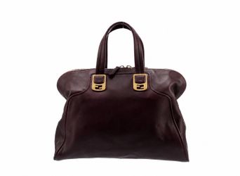 FENDI Vintage Leather Satchel – Excellent Condition