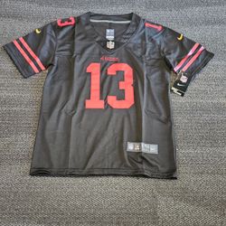 49ers Woman/youth Purdy black Jerseys $50ea Firm S M L Xl