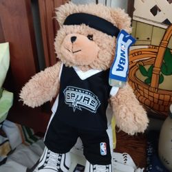 San Antonio Spurs Teddy Bear New With Tags 15"