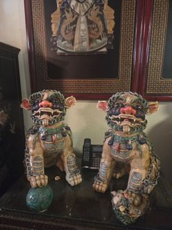 Estate Sale Asian Furniture and Pictures