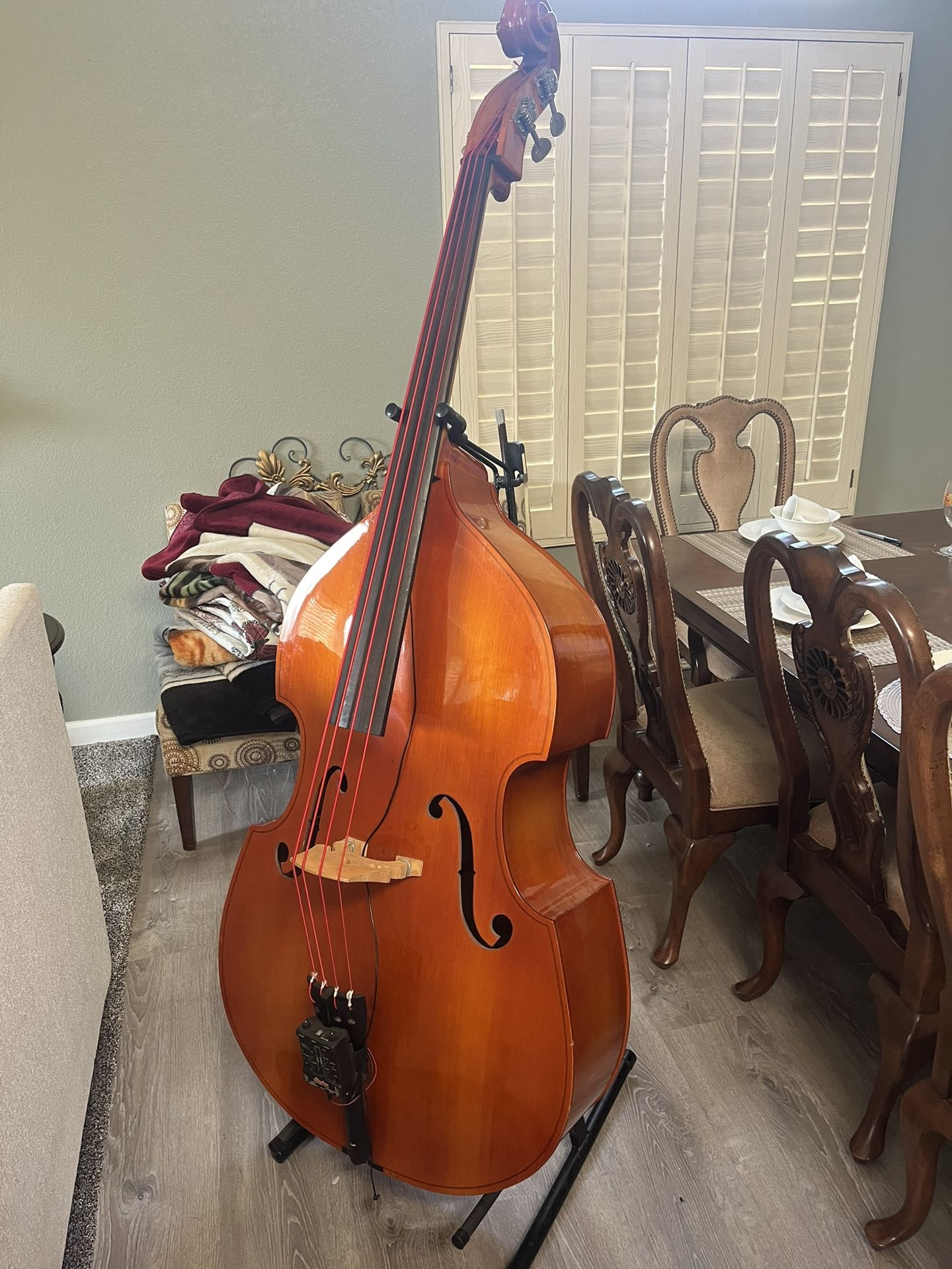 Acoustic Upright Bass Tololoche 3/4