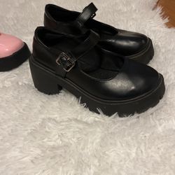 Mary Jane Block Heels
