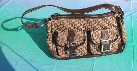 NY& Company Brown Signature Logo Shoulder Bag

