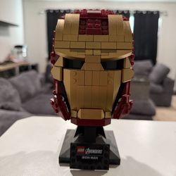 Iron man helmet Lego