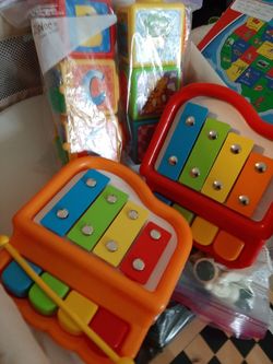 2 pianos and blocks all for $12