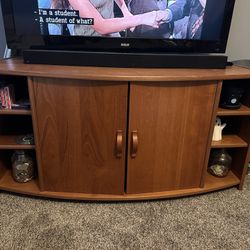 Teak Tv Stand / Entertainment Center