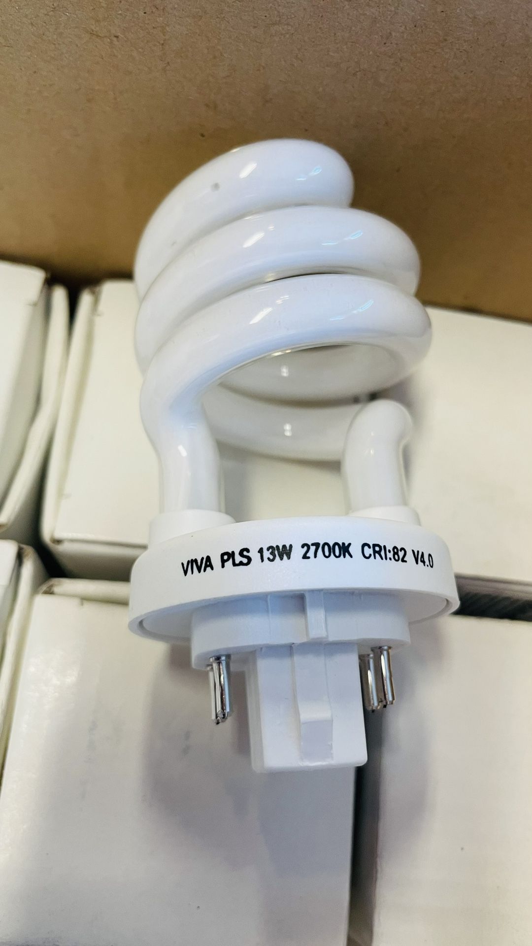 New 13 Watt Compact Fluorescent Bulb (G24Q-14) $3 Each