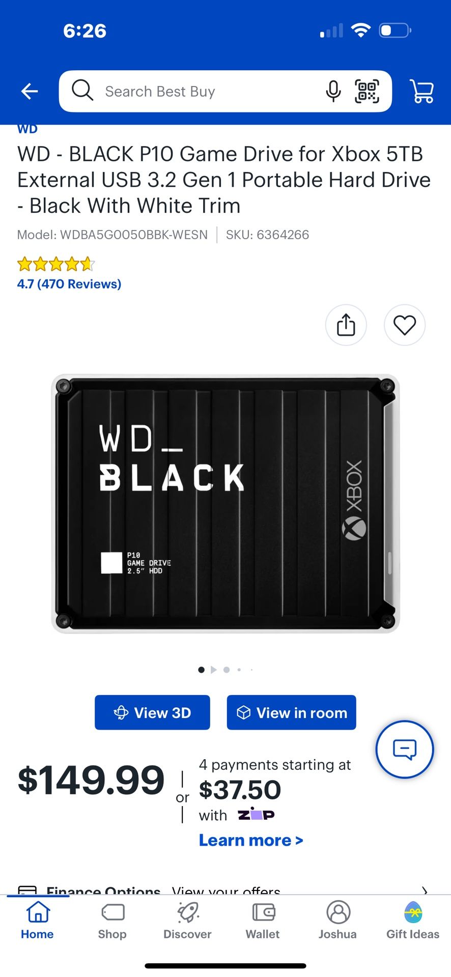 5 TB EXTERNAL storage For Xbox X/S