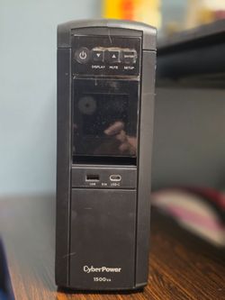 CyberPower 1500VA / 1000W PFC Sinewave UPS Battery Backup (Open Box - Needs New Battery)
