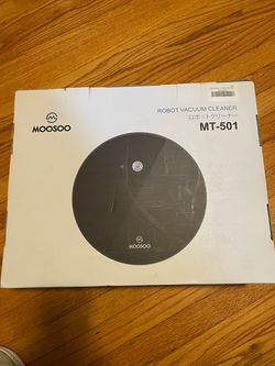 Brand new intelligent robot vacuum cleaner MT-501 (with original packaging and accessories) Selling a MOOSOO MT-501 smart robot vacuum. The outer p