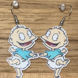 Rugrats Cartoon Character Hook Earrings 