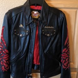 Woman’s Harley Davidson Leather Jacket 