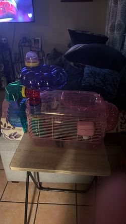 Small Animal Hamster Cage with Accessories