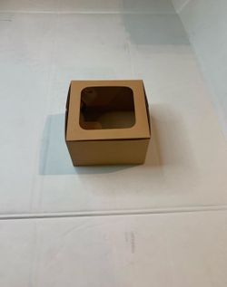 Bakery take out boxes  containers 4x4 inches 25 pack.