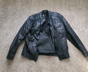 Rock & Republic Faux Leather Jacket SMALL
