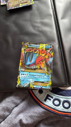 Pokemon M Swampert EX XY87 Black Star Promo Ultra Rare Holo Card