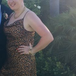 Leopard Silk Dress