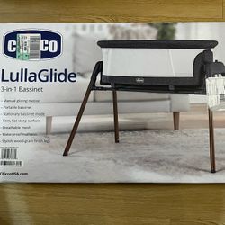 Chicco LullaGlide 3-in-1 Bassinet - Luna (Grey)