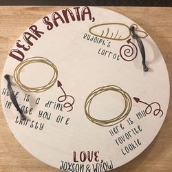 Custom Christmas Cookie Platter 