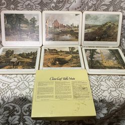 Clover leaf, Cork-backed John constable Landscapes