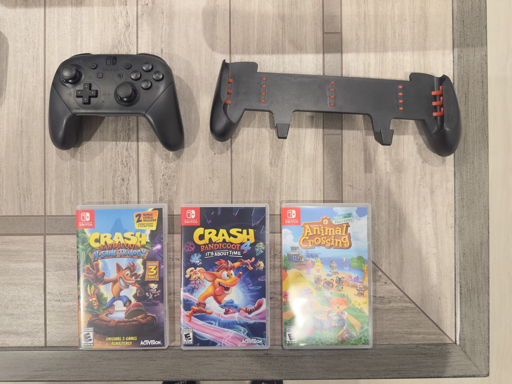 Nintendo Switch Case, Controller And Games