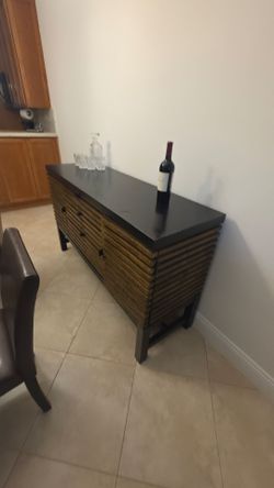 wood buffet cabinet credenza