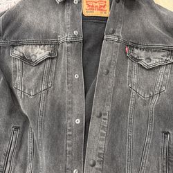 Levi Deniem Jacket with hoodie xxl relaxed fit