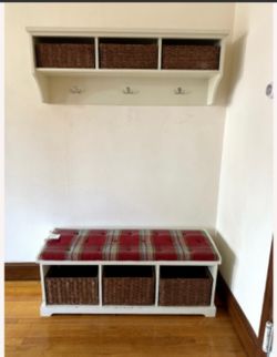 Bench and coat shelf