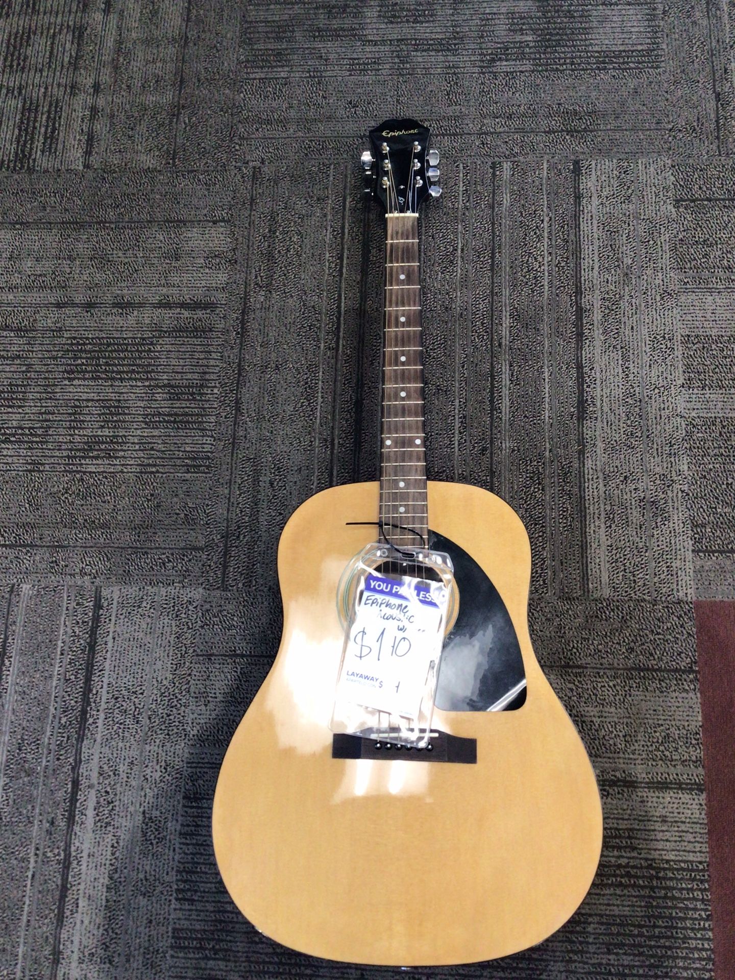 Epiphone Acoustic Guitar With Case
