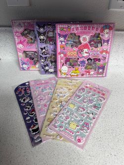 Sanrio sticker stationary lot