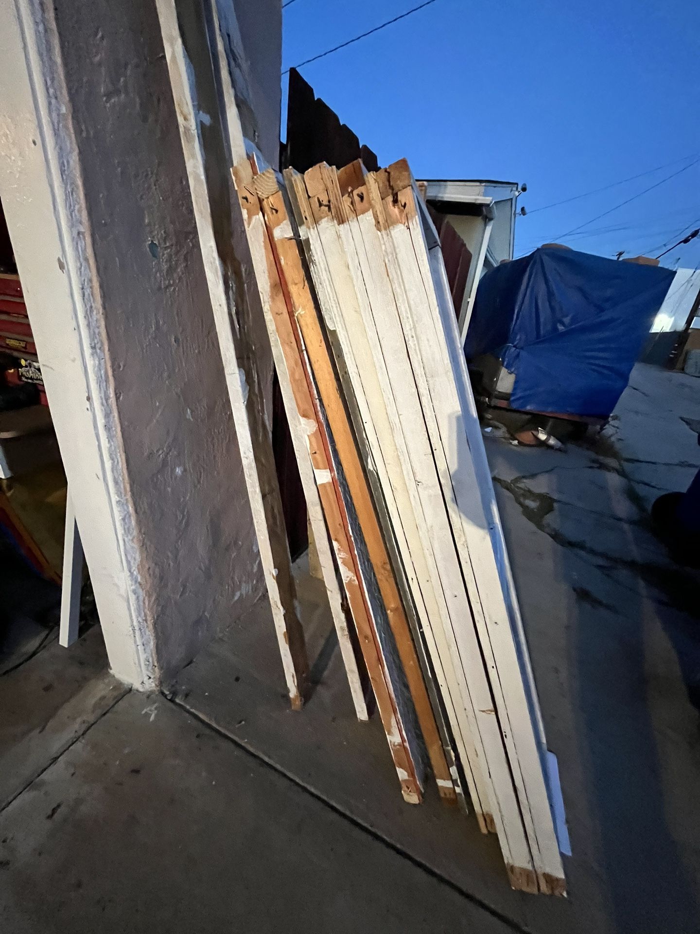 Free 64in. By 16in. Wooden Shelves