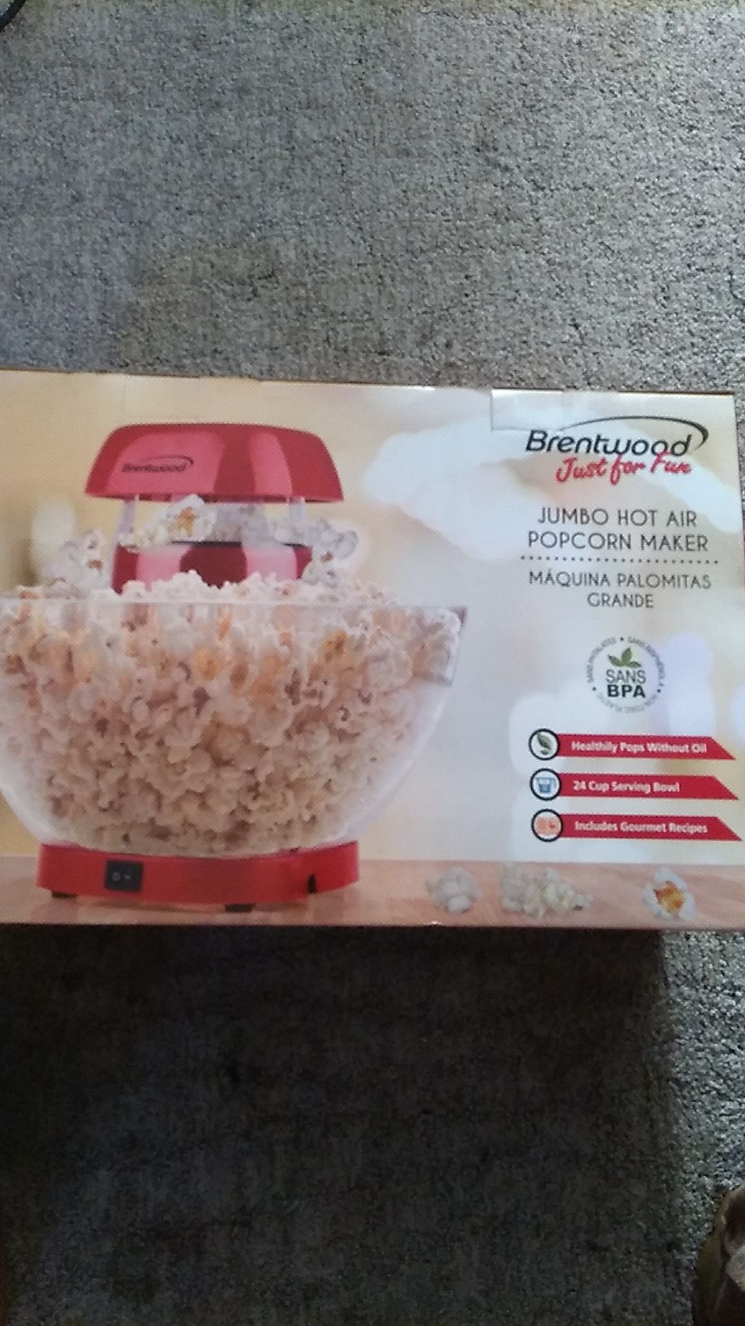 Brentwood popcorn maker