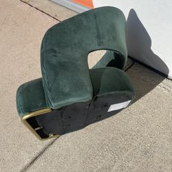 Swivel Bar Stools 30" Bar Stool with Arms Upholstered Counter Stools Pub Barstools, Green 