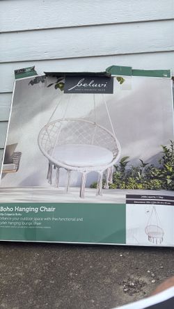 Boho hanging chair