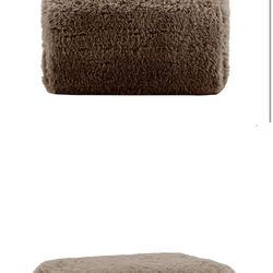 Plush Ottoman XL