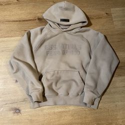 essential Hoodie cream color size extra small
