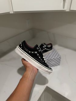 Vans Low-Top Sneakers with Pearl Studs