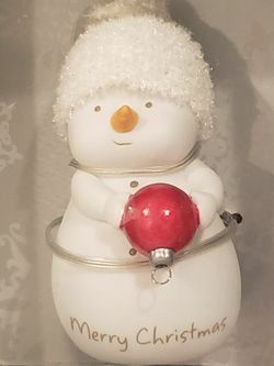 New Enesco Christmas Snowman Ornament