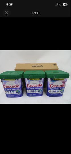 Cascade 48 count tubs 3 pack