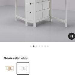 White Gateleg Table IKEA 