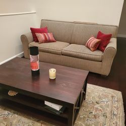 Queen Sofa Sleeper PLUS Love seat (Include Table For $25).