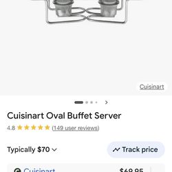 Cuisinart Oval Buffet 13.5 Pot Pan Server