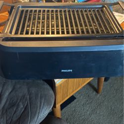 Nib Phillips Grilled With Virtually No Smoke  Has Guide And Cookbook  Table Top Griller