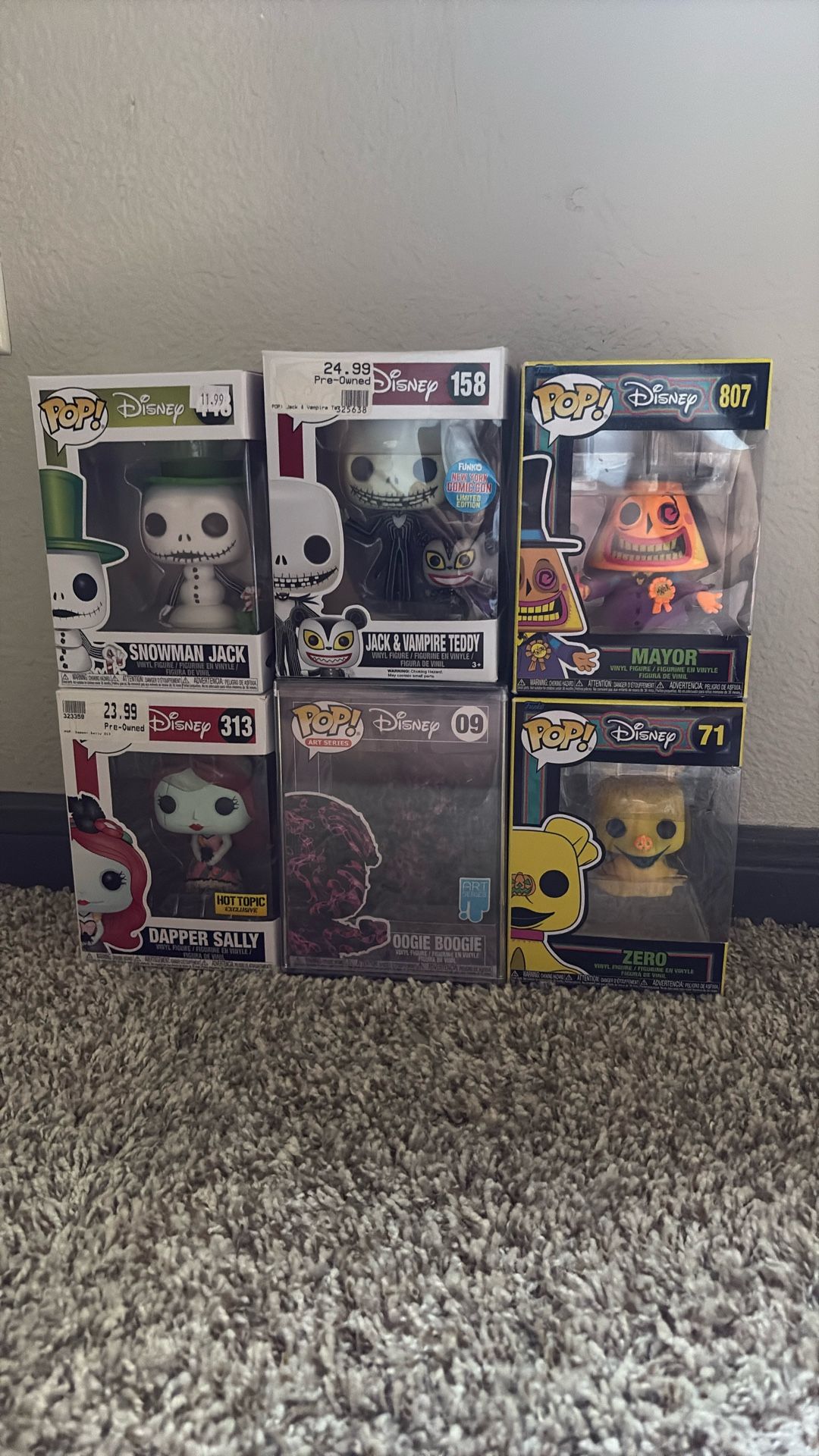 Nightmare Before Christmas Funko Pops
