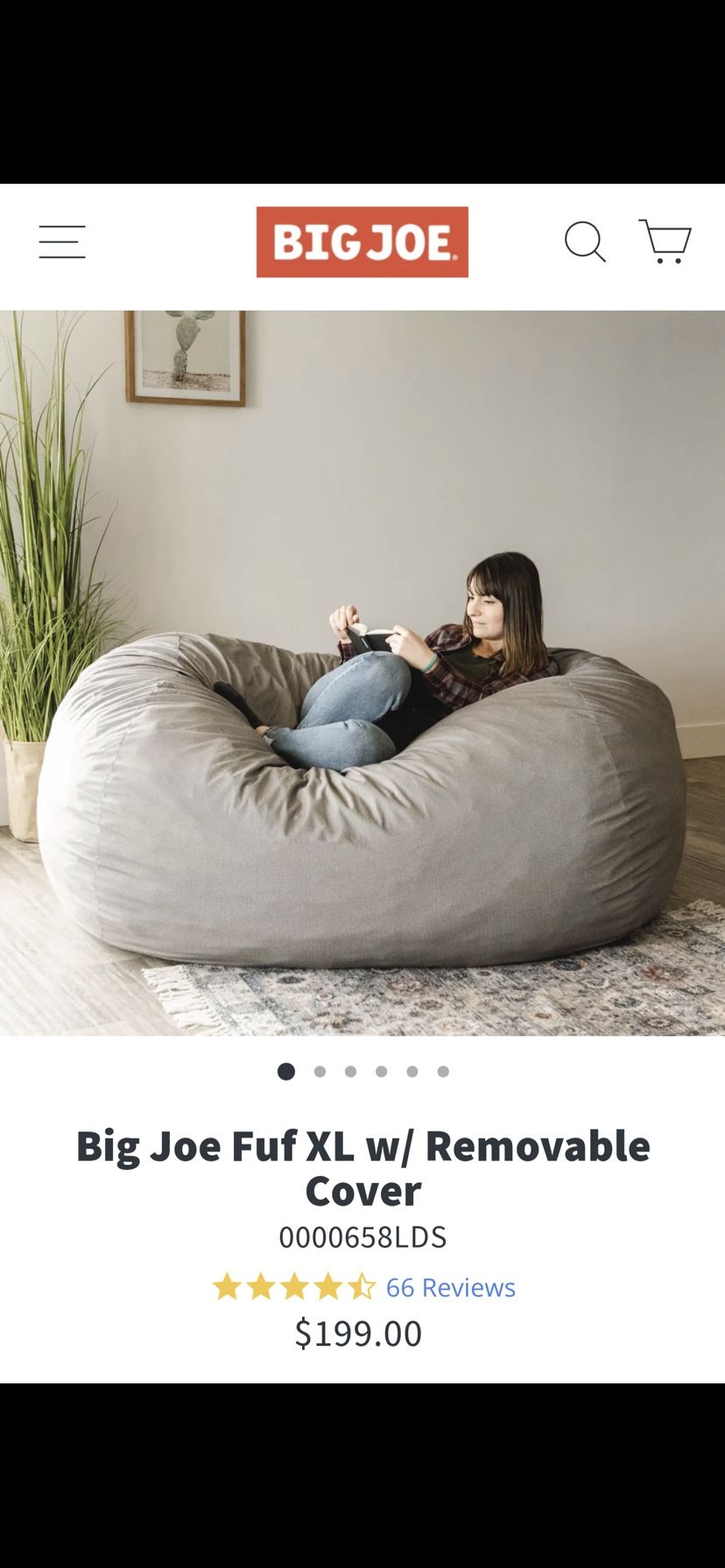 Big Joe Fuf XL Bean Bag 